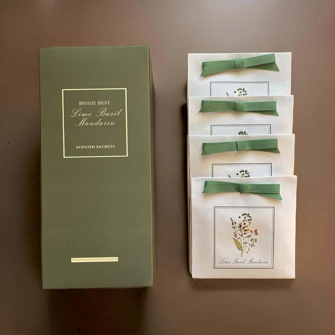 Scented Sachets Lime, Basil & Mandarin