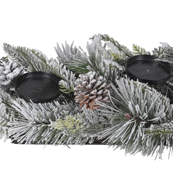 Snowy Pinecone Centerpiece