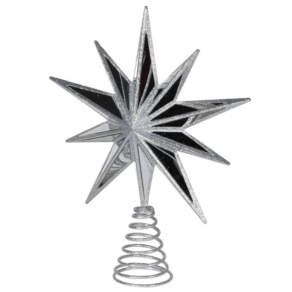 Silver Star Tree Topper