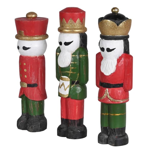 Joyful Nutcrackers- Set of 3