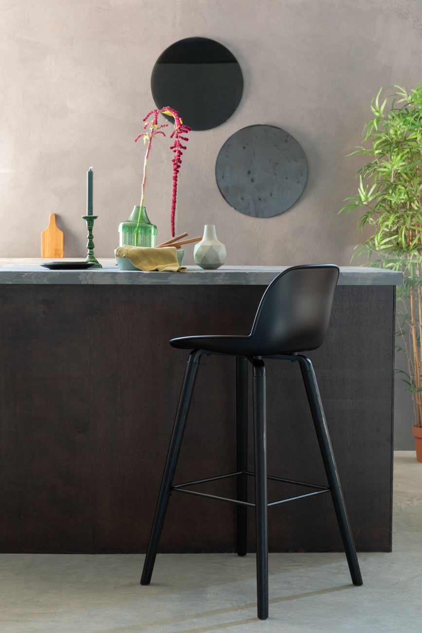 All Black Counter Stool Albert