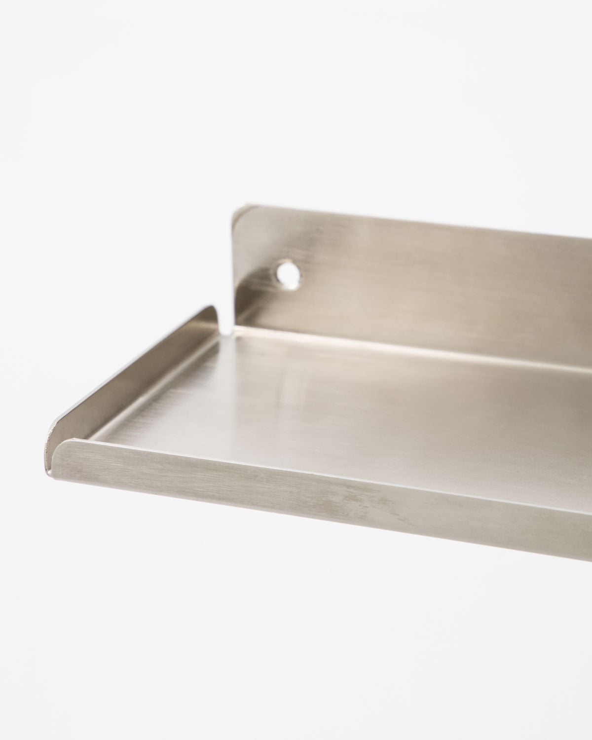 Brushed Silver Floating Shelf