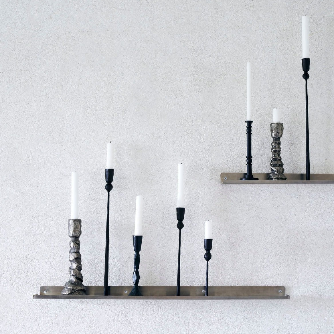 Brushed Silver Floating Shelf