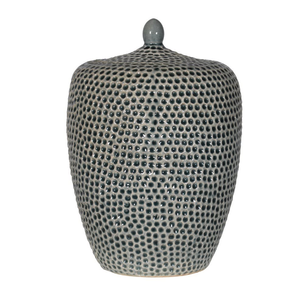 Dimpled Temple Jar