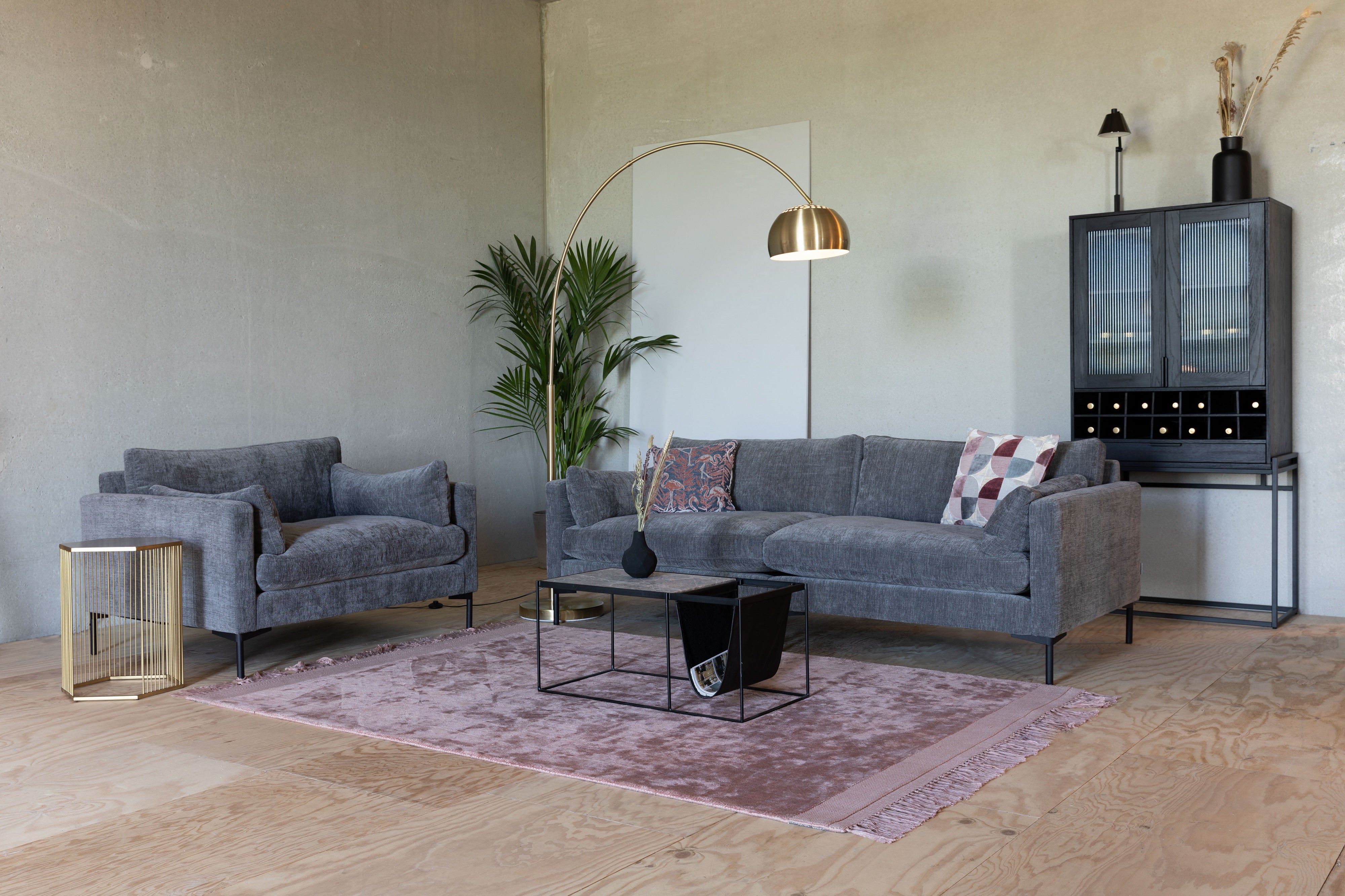 Summer 3-seater Sofa - Anthracite