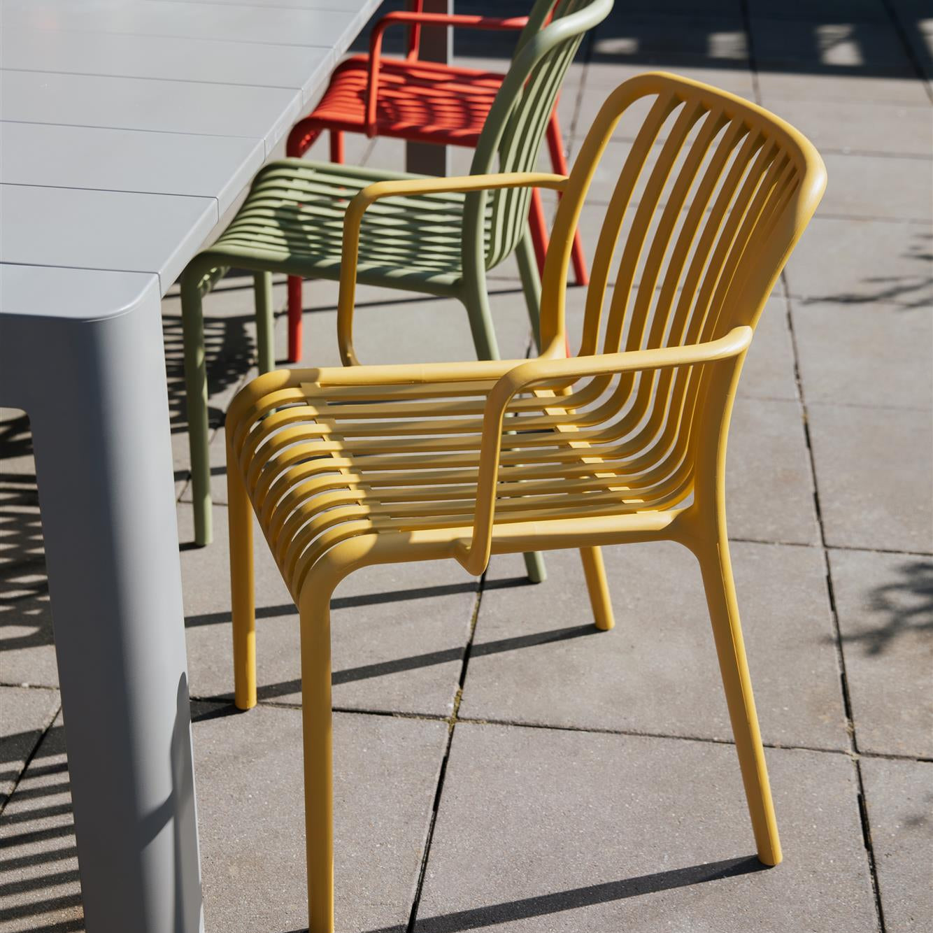 outdoor armchair Mante Ochre