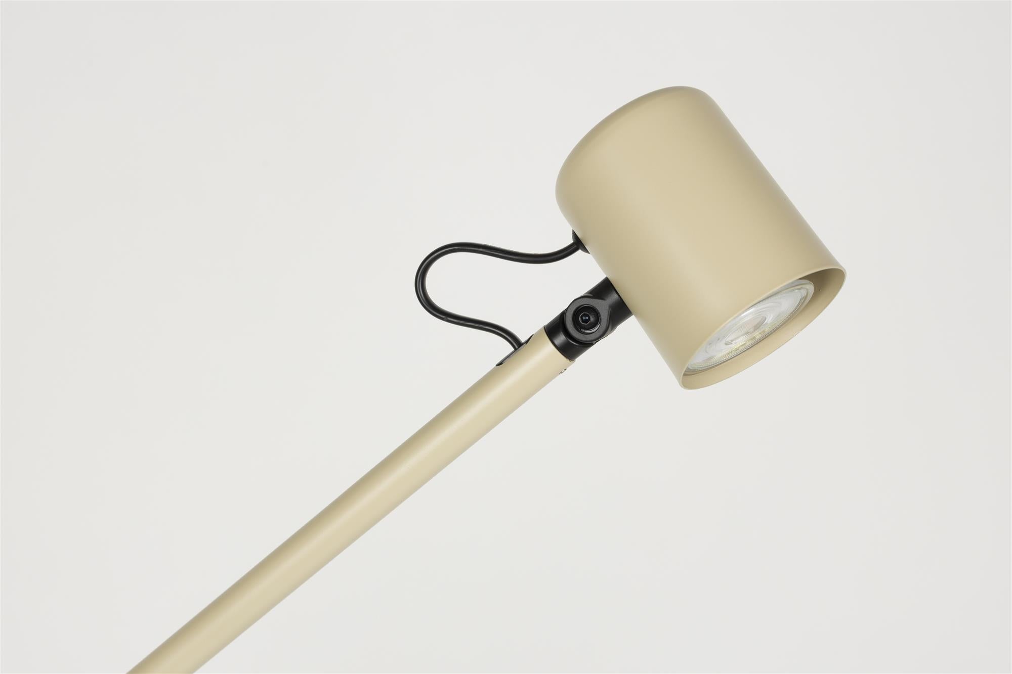 Beige floor lamp