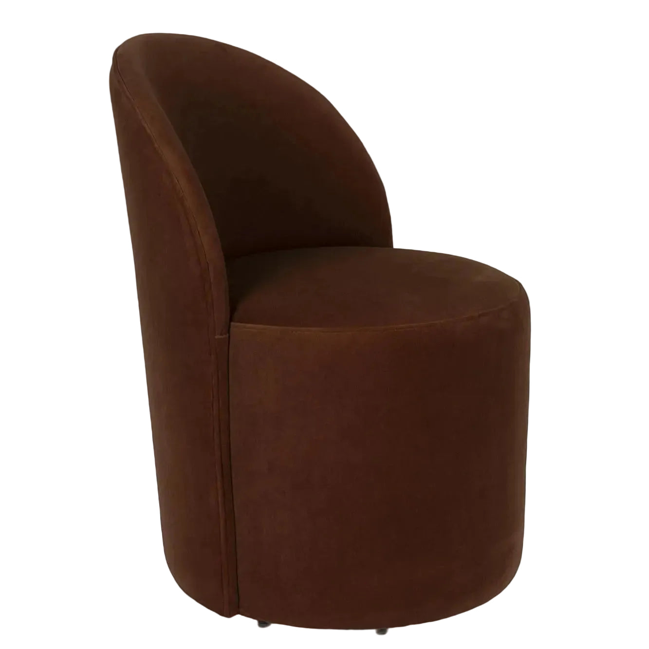 Plush Brown Lounge Chair