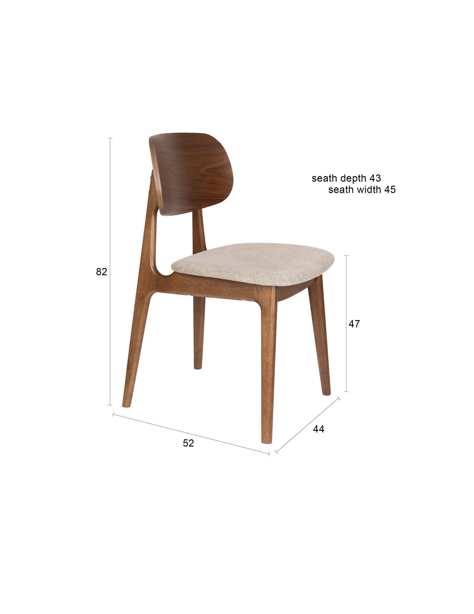 Maris  Wood Dining Chair