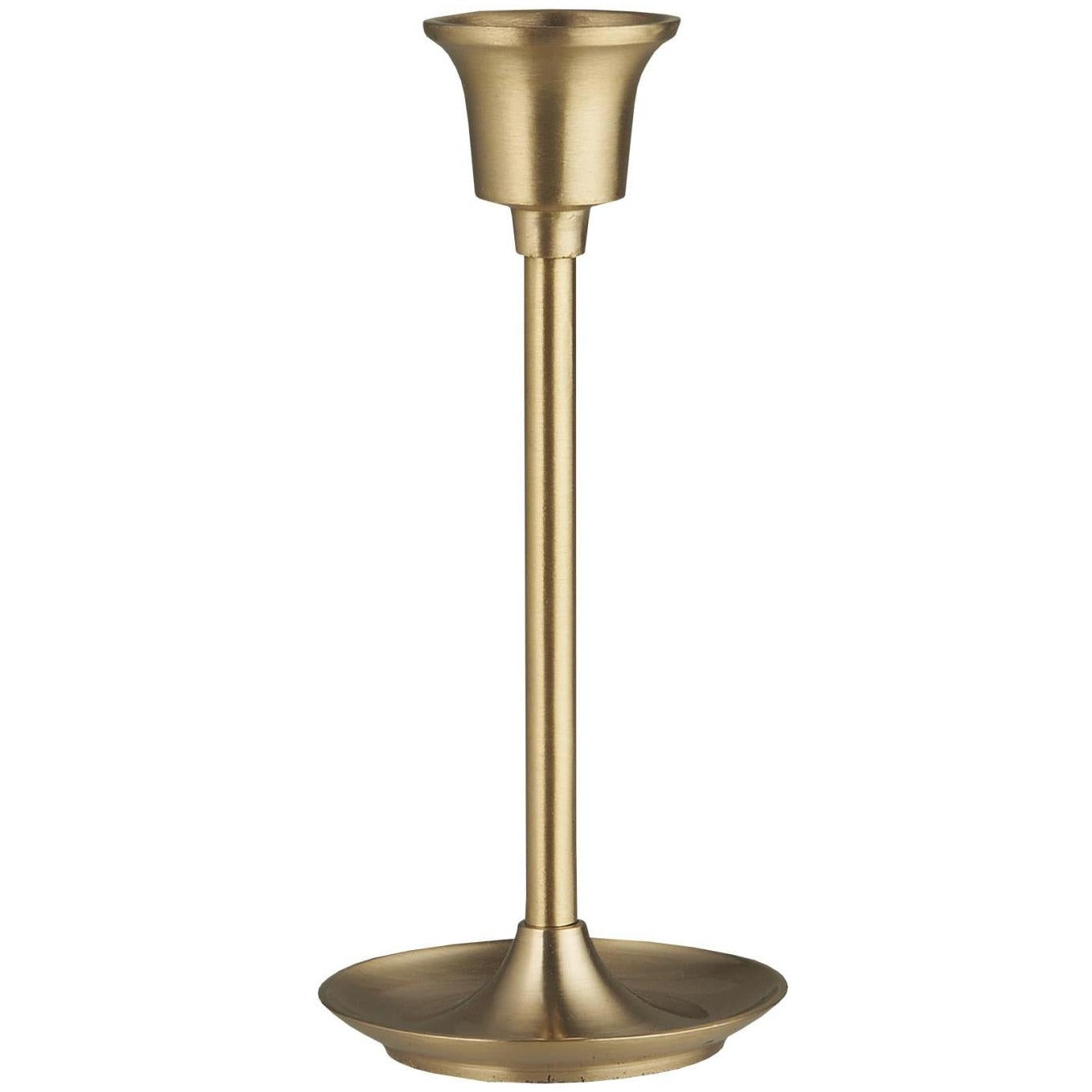 Candle holder brass for tall dinner candle