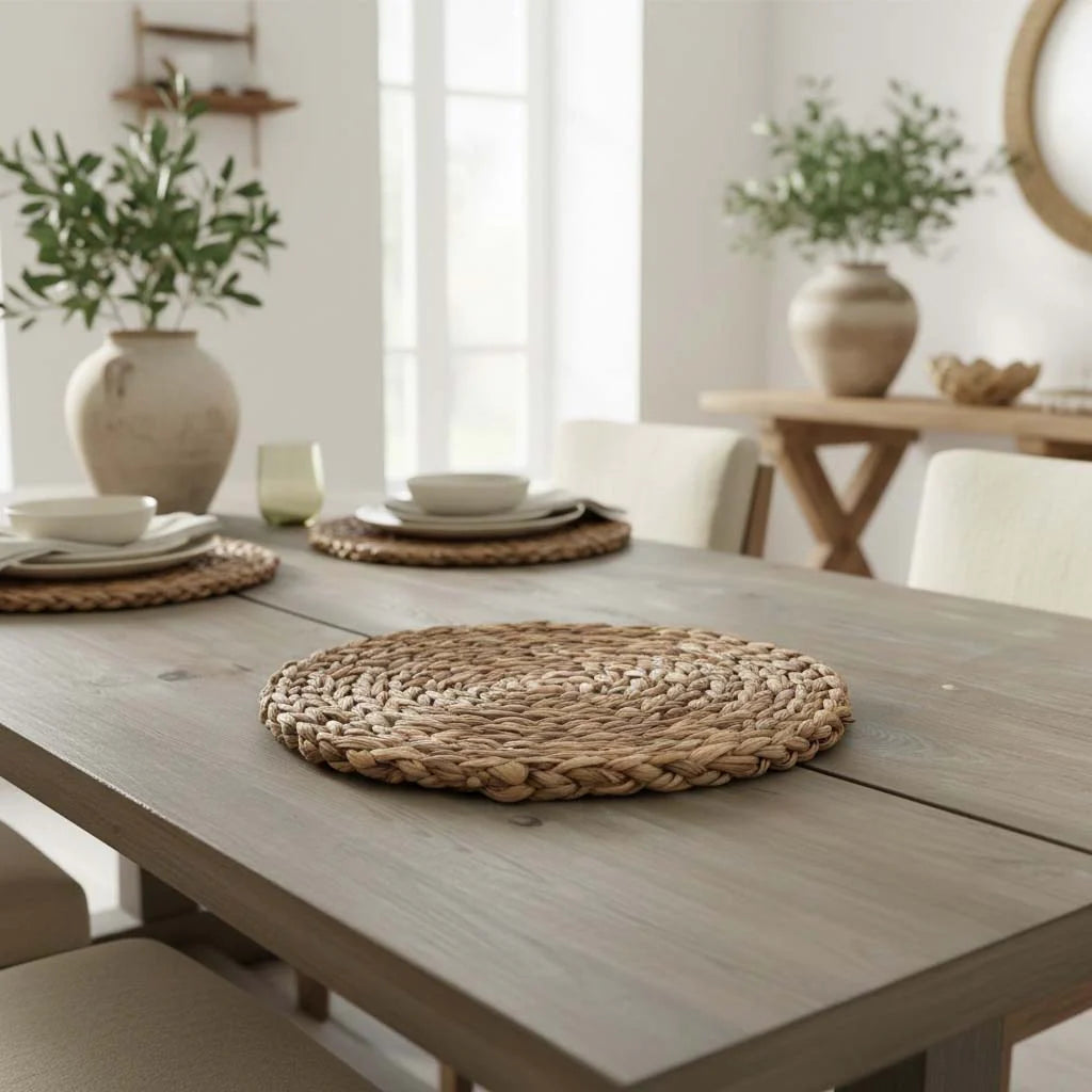 Round Natural Placemat