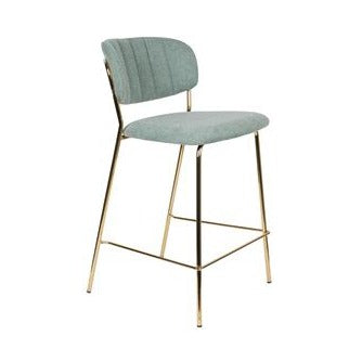 Counter Stool Jolien Gold/Dark Blue