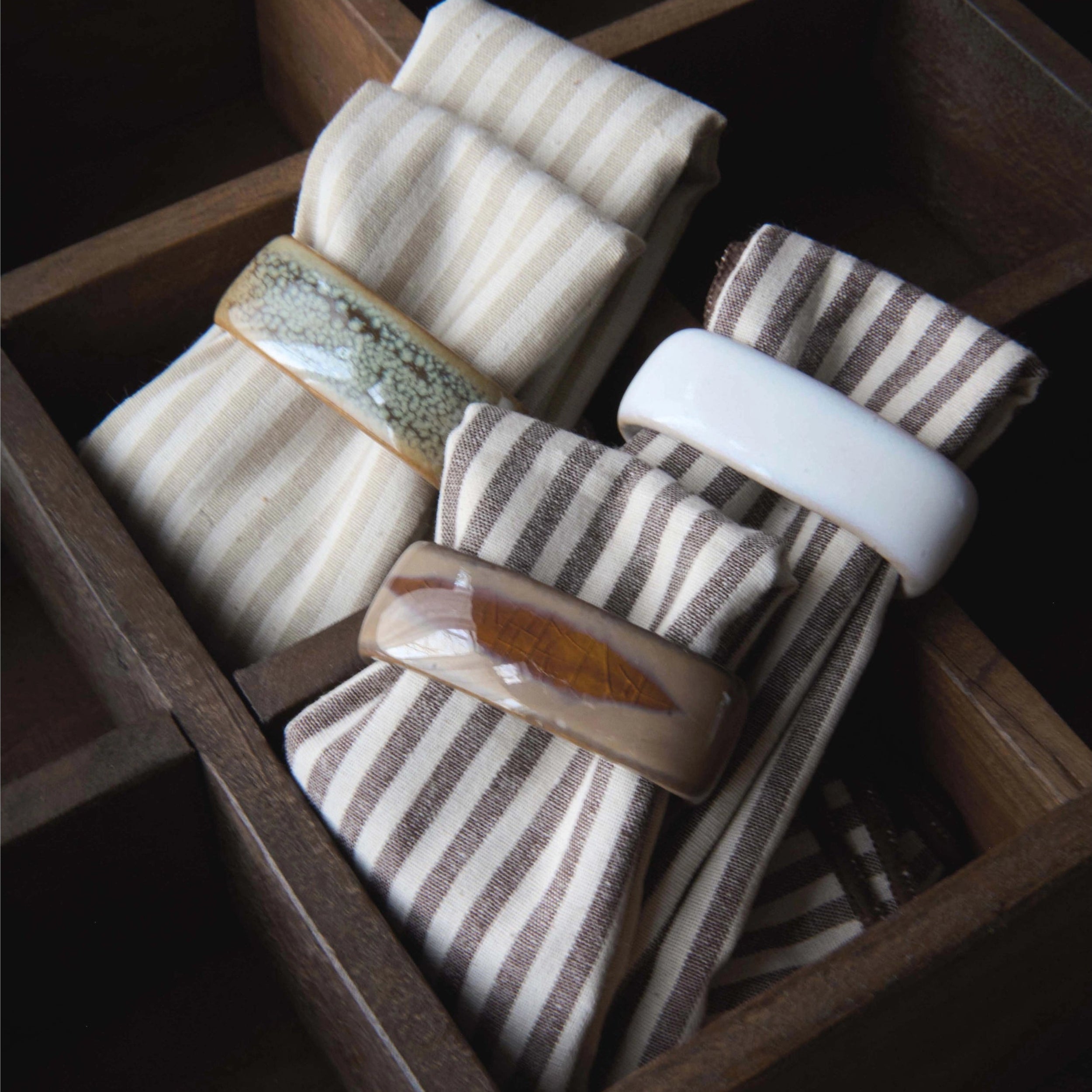 Karin Napkin Ring Set