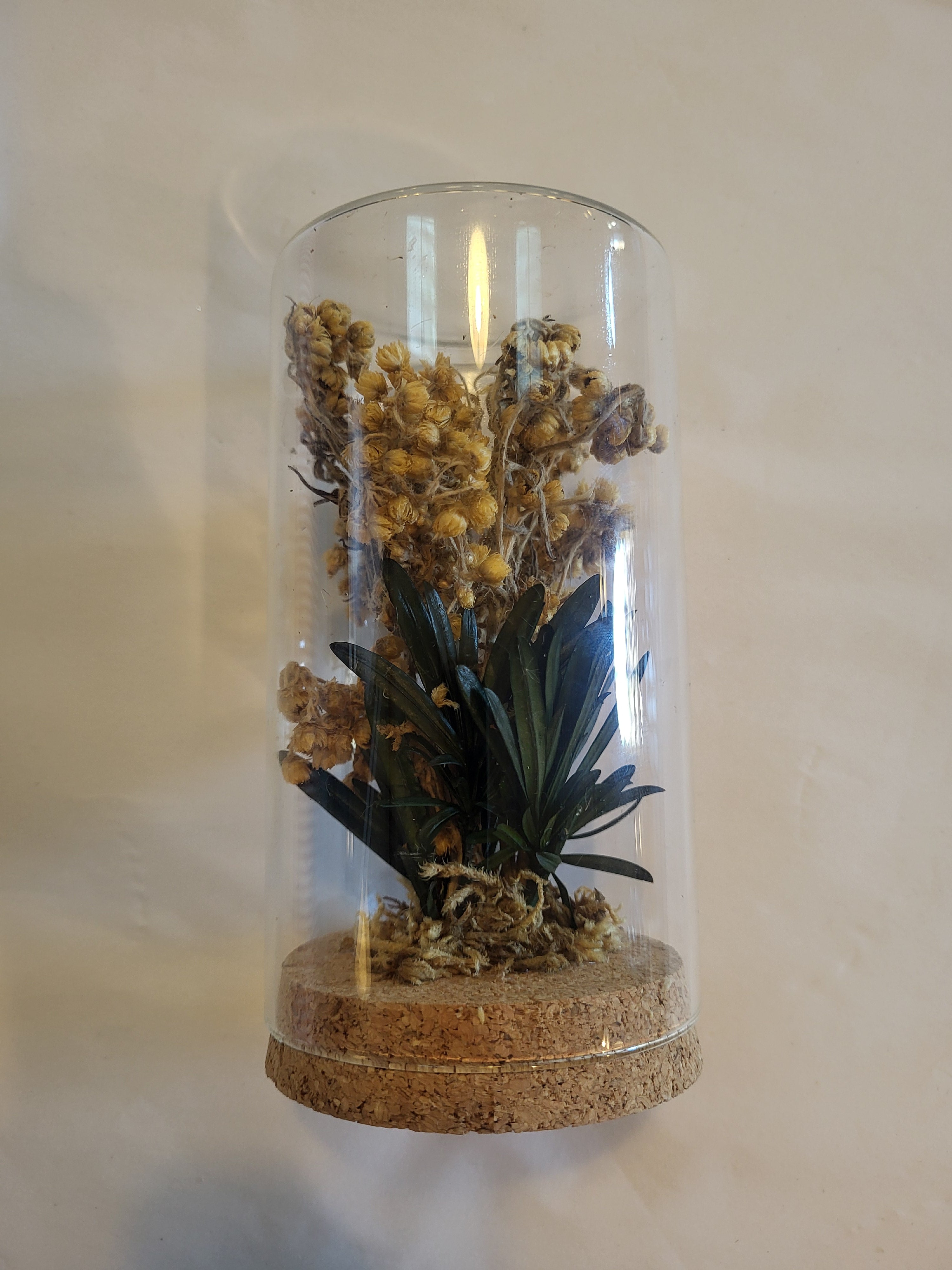 Dried flower jar