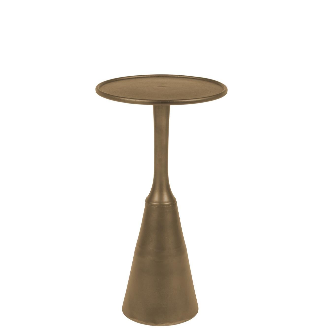 Antique Brass Side Table