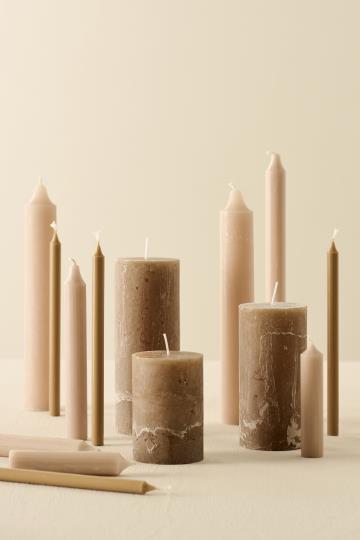 Honey Tall Skinny Taper Candles Set of 6