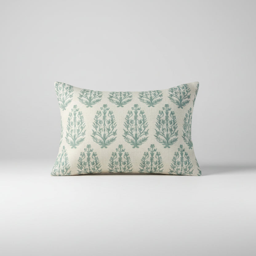 Duck Egg Seafoam Lumbar Cushion