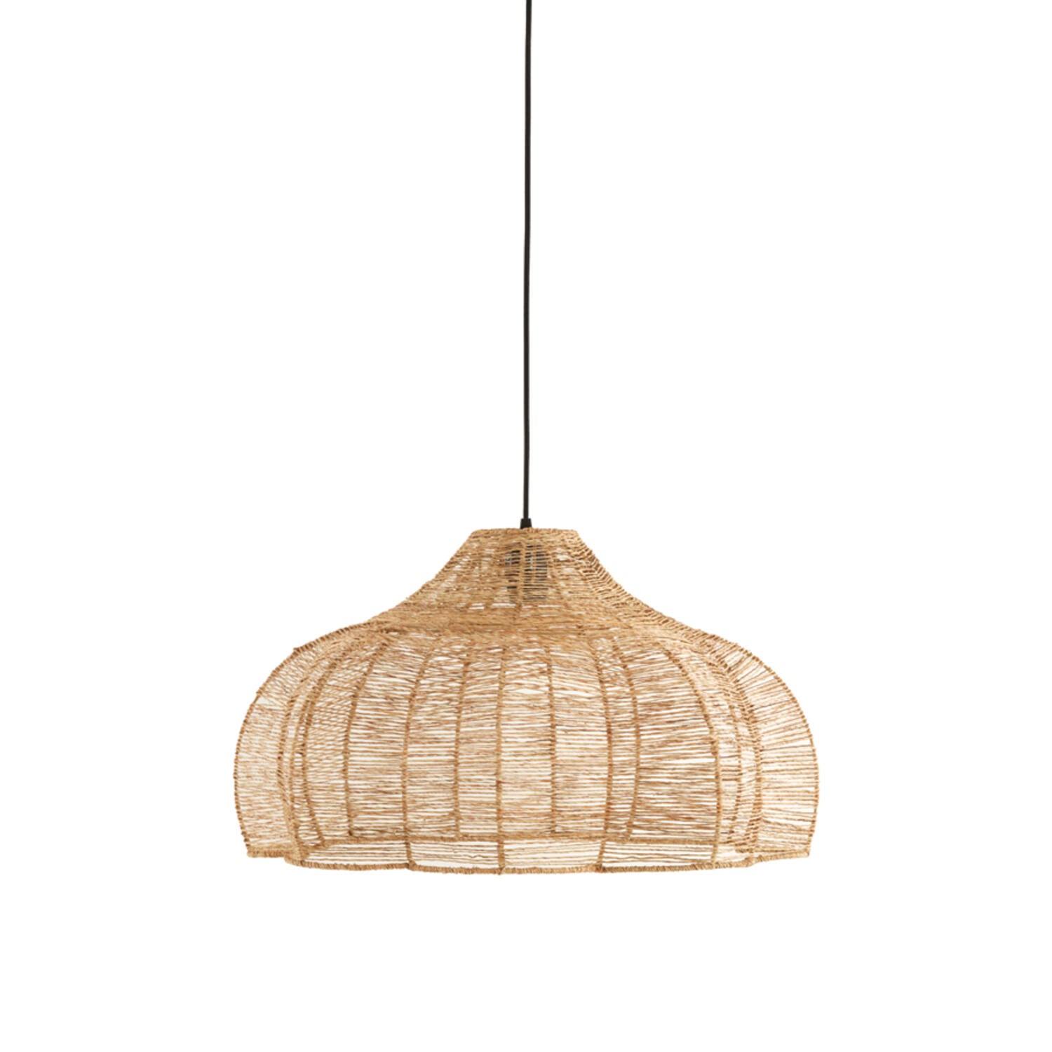 Jute Scalloped Shade Only