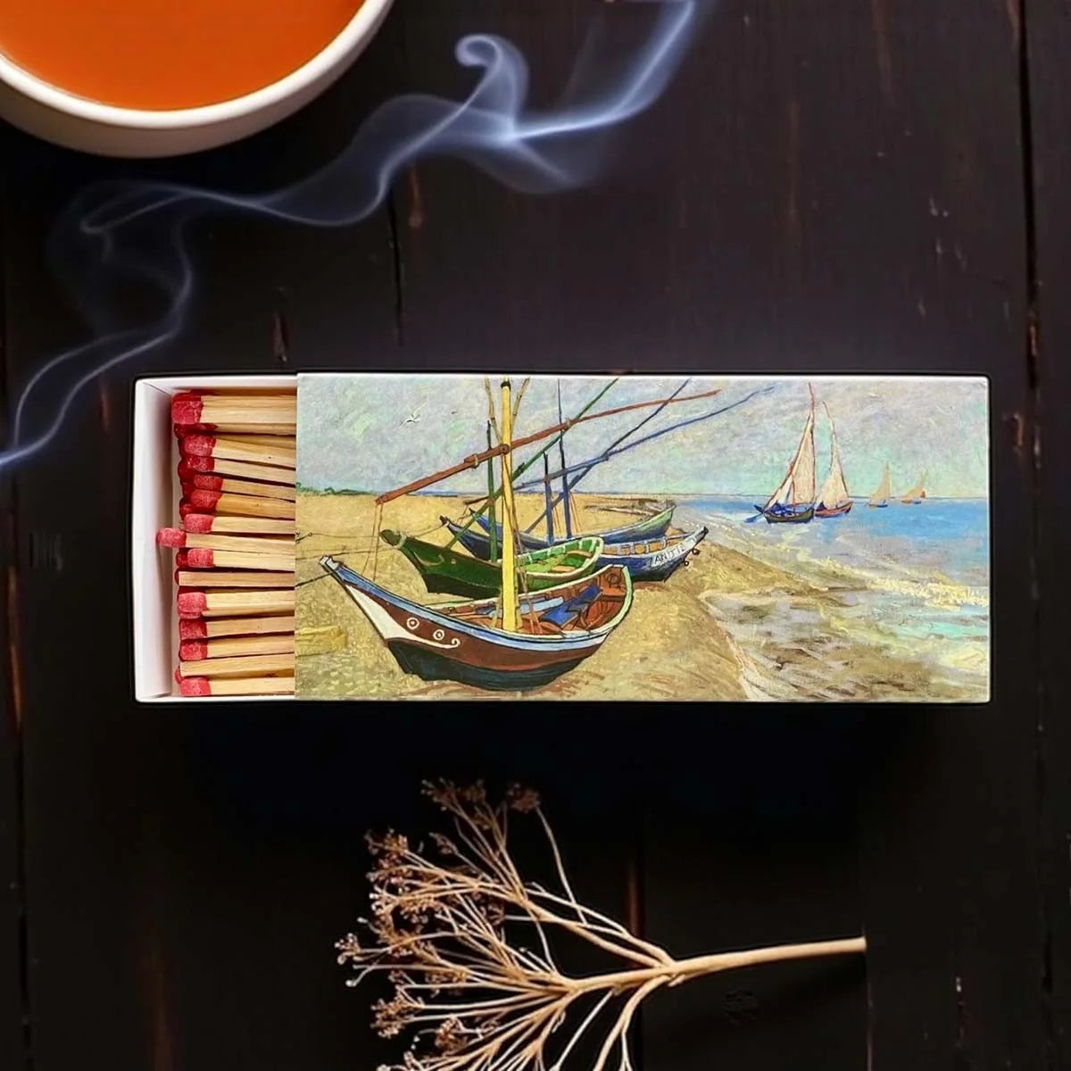 Boats Watercolour Matchbox