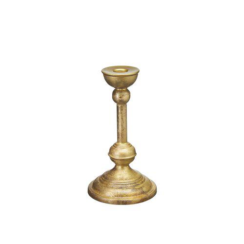 REENA  Antique Brass Candle Holder- 2 Sizes