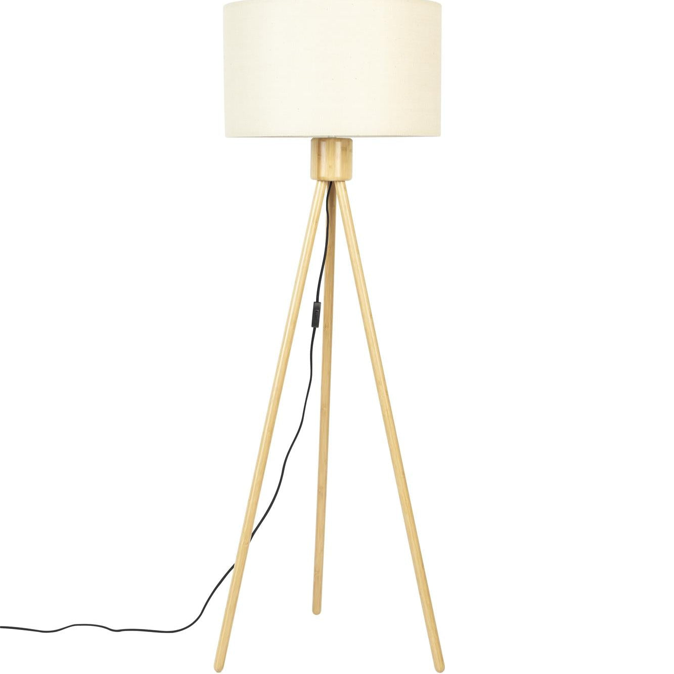 Bamboo Tripod Lamp