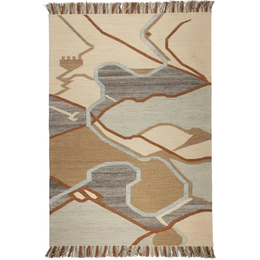 Fringe rug