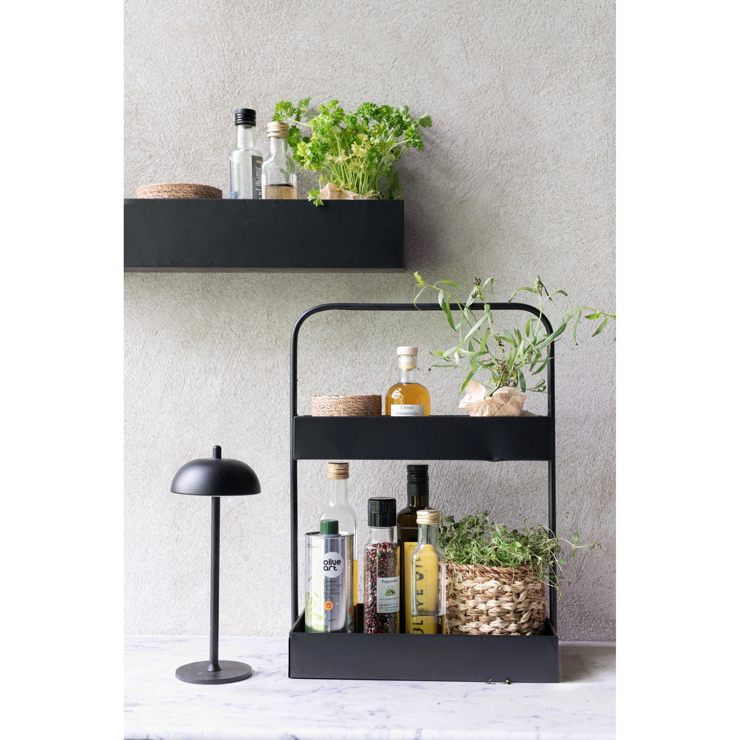 Udine Black LED Table Lamp