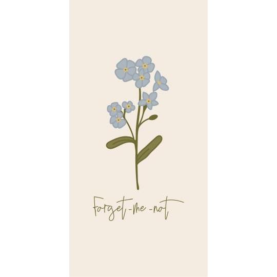 Paper Napkin-Forget-Me-Not