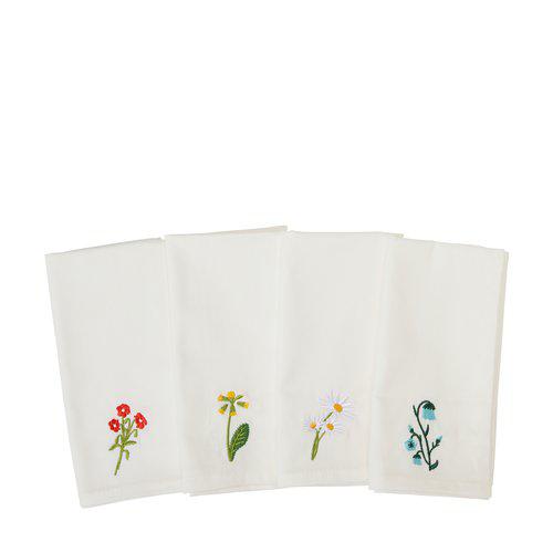 Set of 4 Spring Fabric Napkins