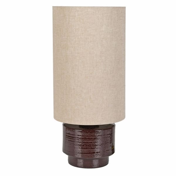Burgandy Table Lamp