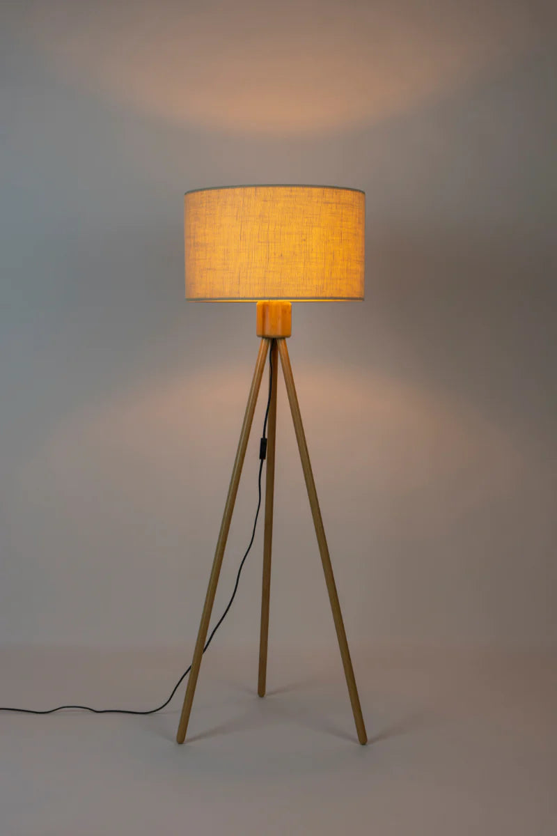 Bamboo Tripod Lamp