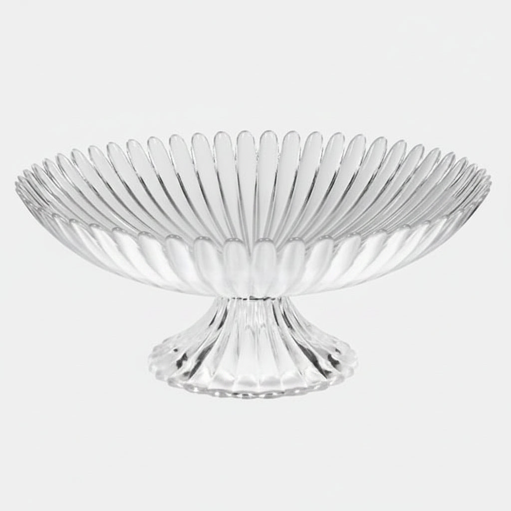 Glass Rippled Plate