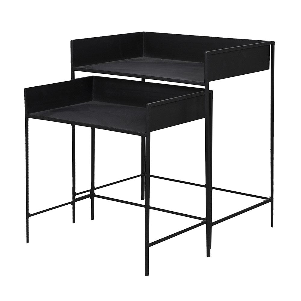 S/2 metal side tables