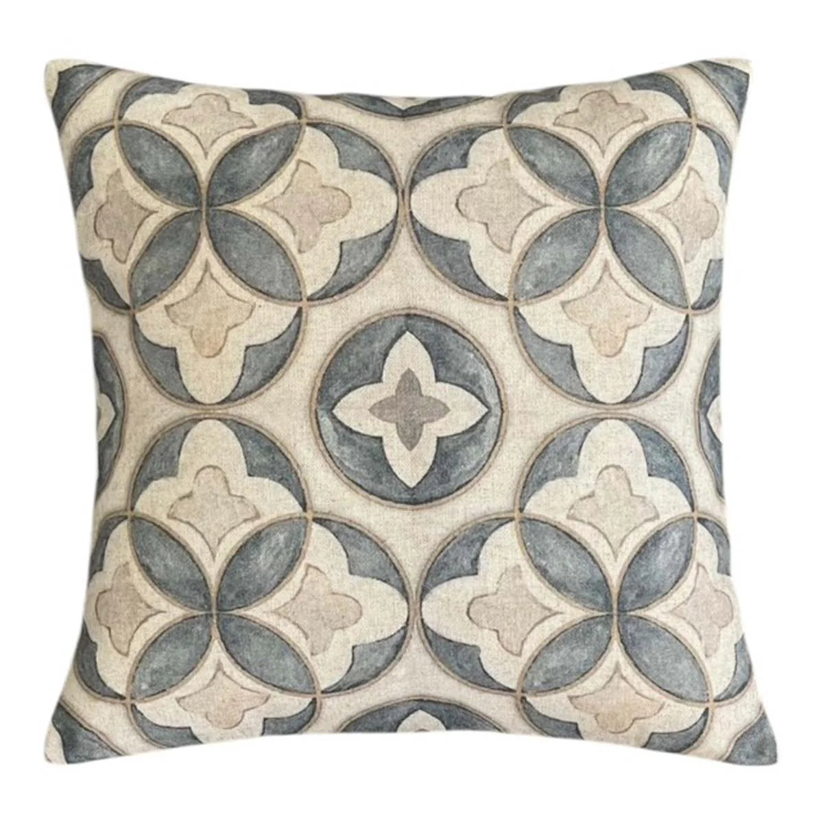 Large Beige Grey Circles