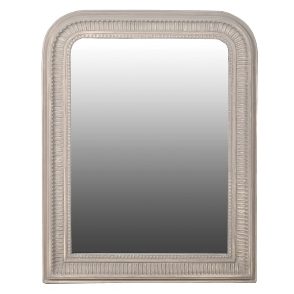 French Grey Wall Mirror