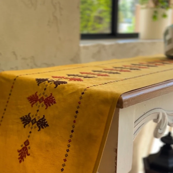 Golden Handmade Runner