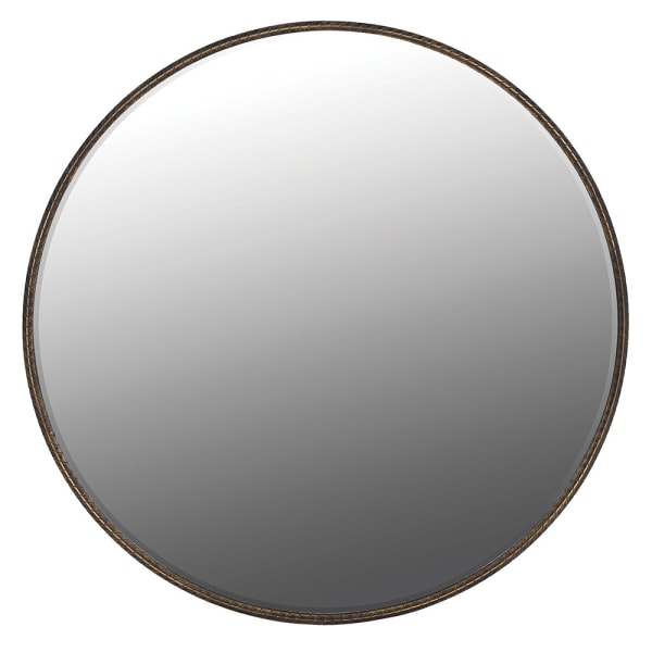 Antique Gold Slim Wall Mirror