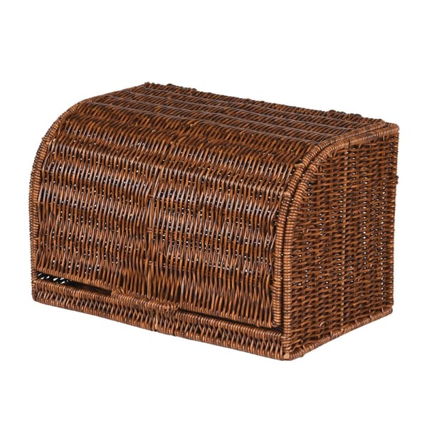 Faux Rattan Basket