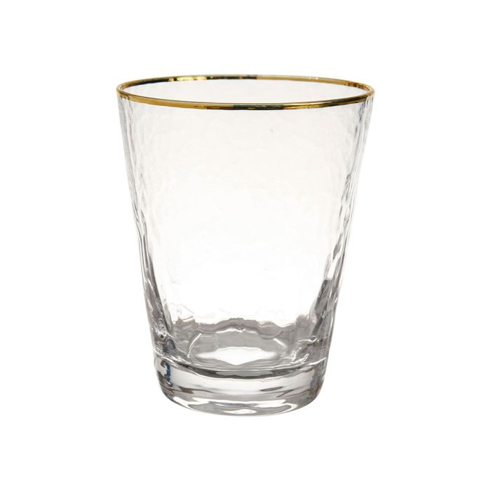 Tumbler glass gold