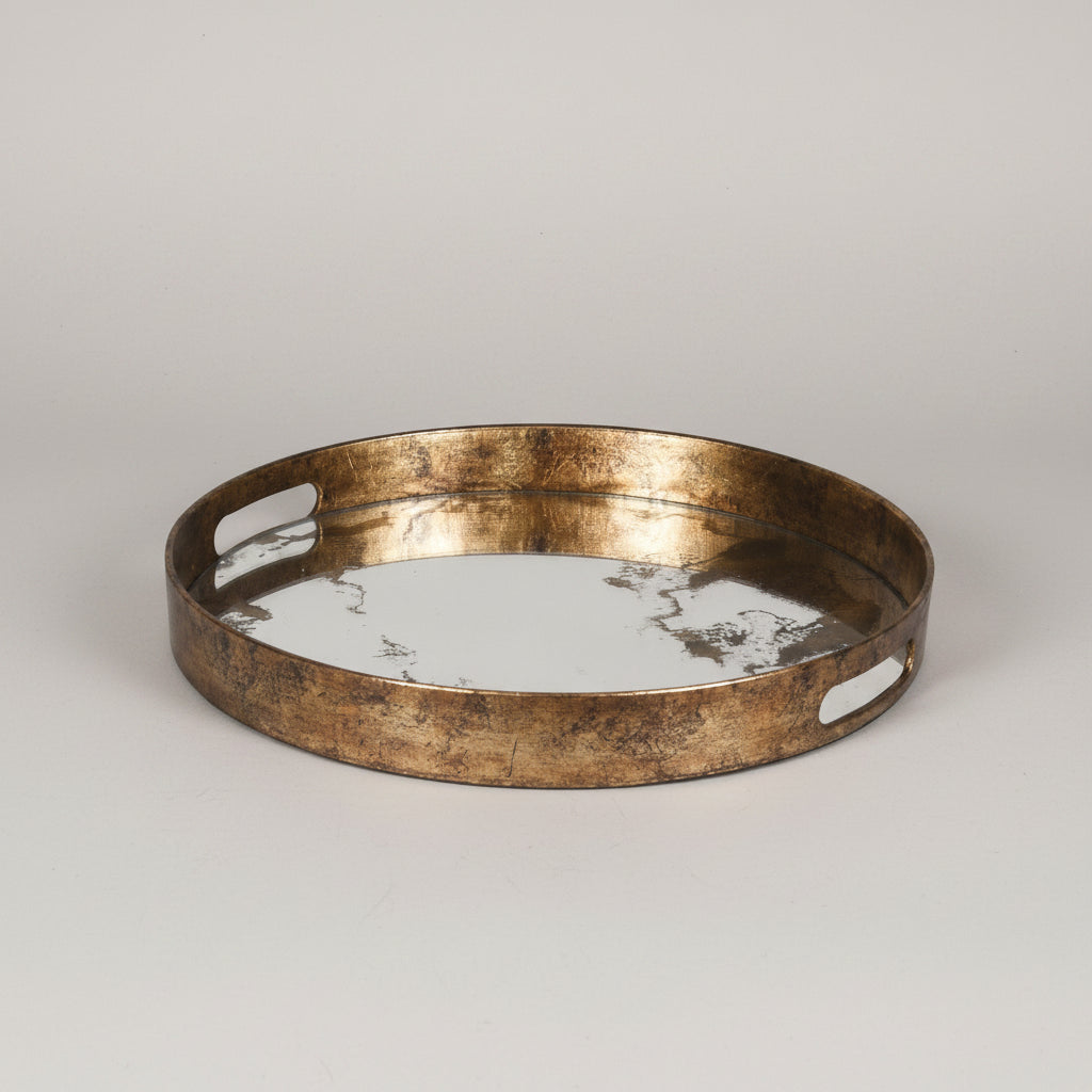 Round Mirror Tray