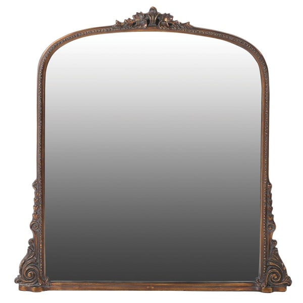 Large Ornate Over mantle Mirror