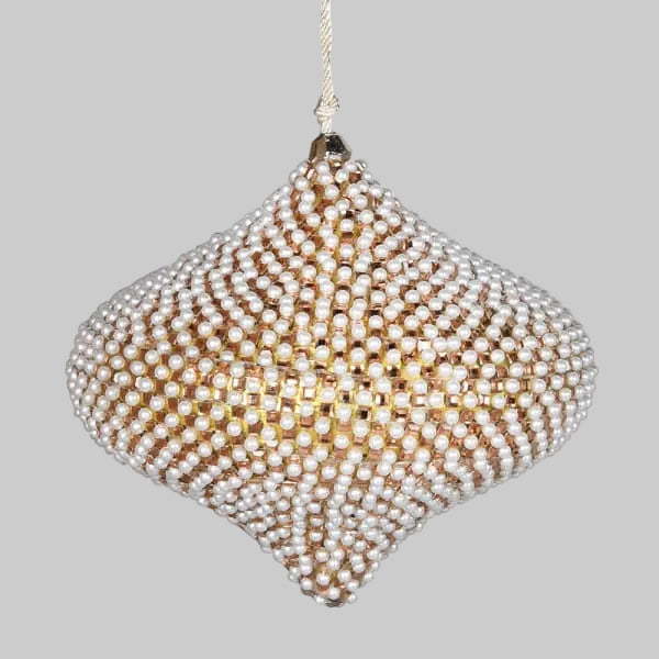 Gold Onion Pearl Bauble