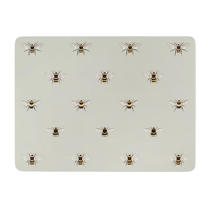 Coasters -Set of 4 Bee Pattern