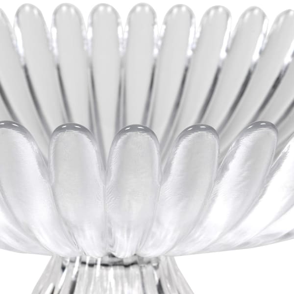 Glass Rippled Plate