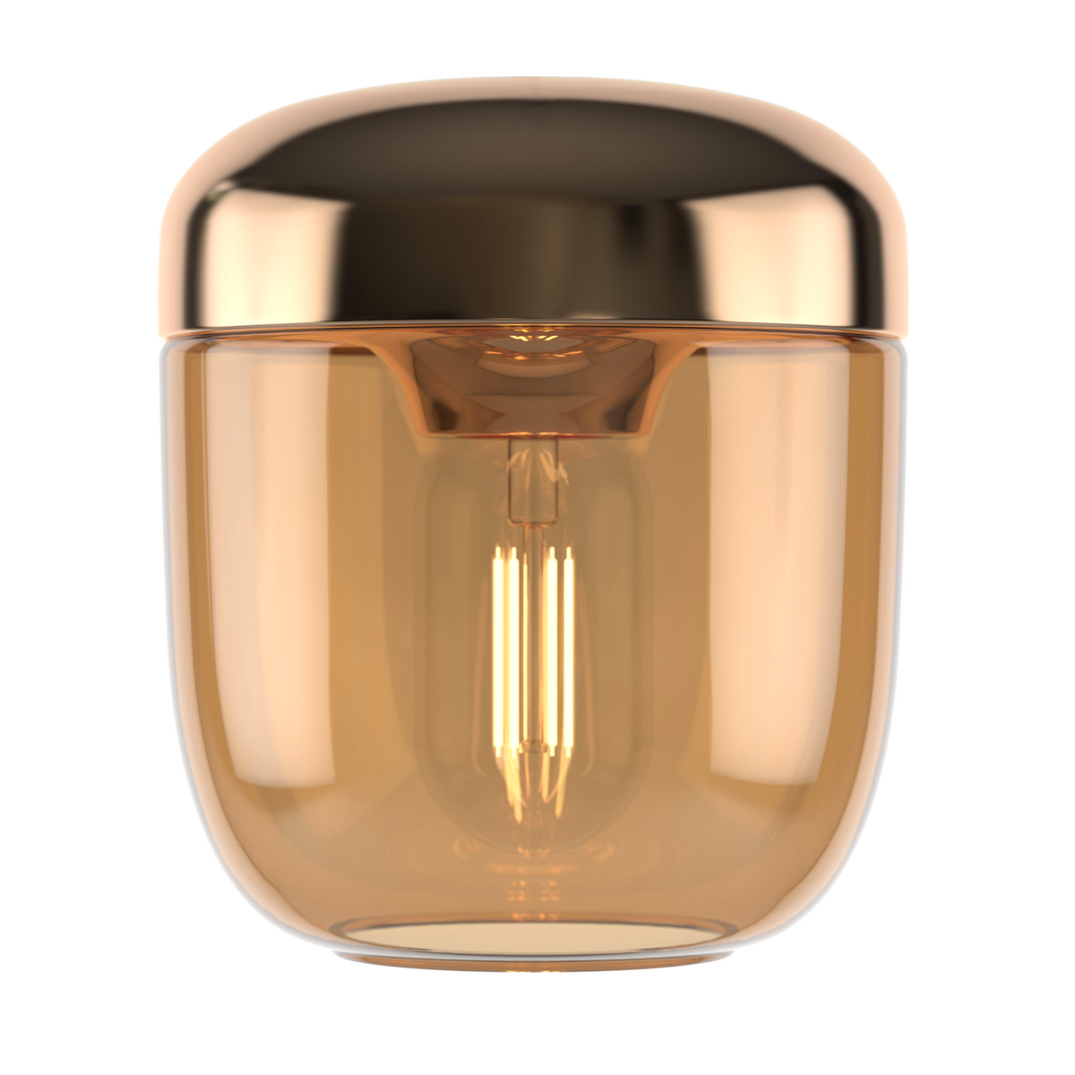 Acorn Brass Pendant