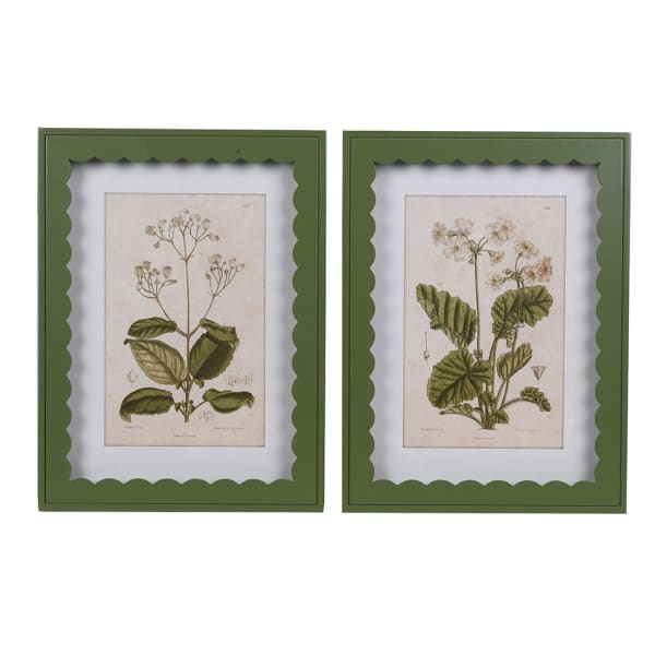 Scalloped Floral Prints