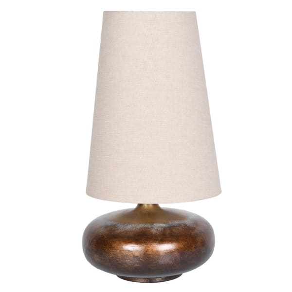 Copper Squat Table Lamp