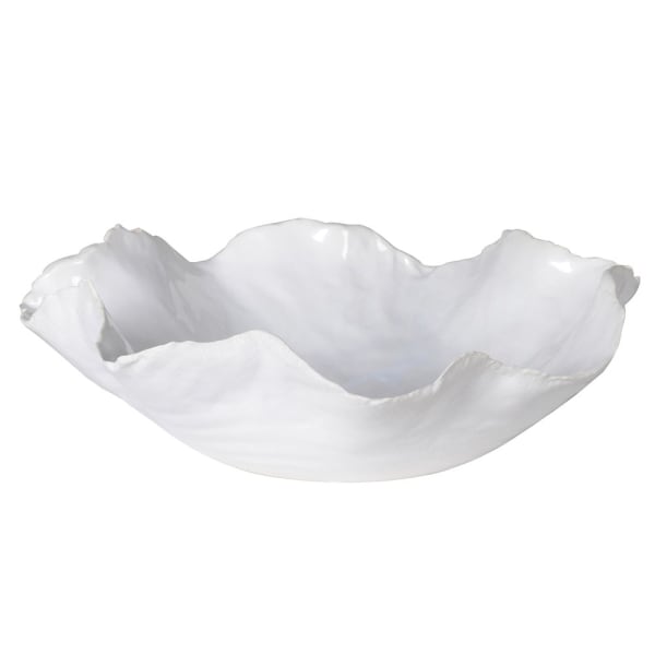 Ceramic Wave Fruit Bowl