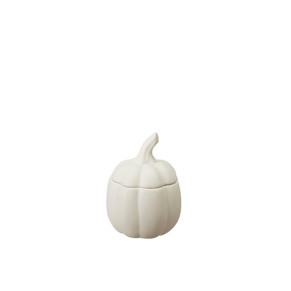 White ceramic pumpkin