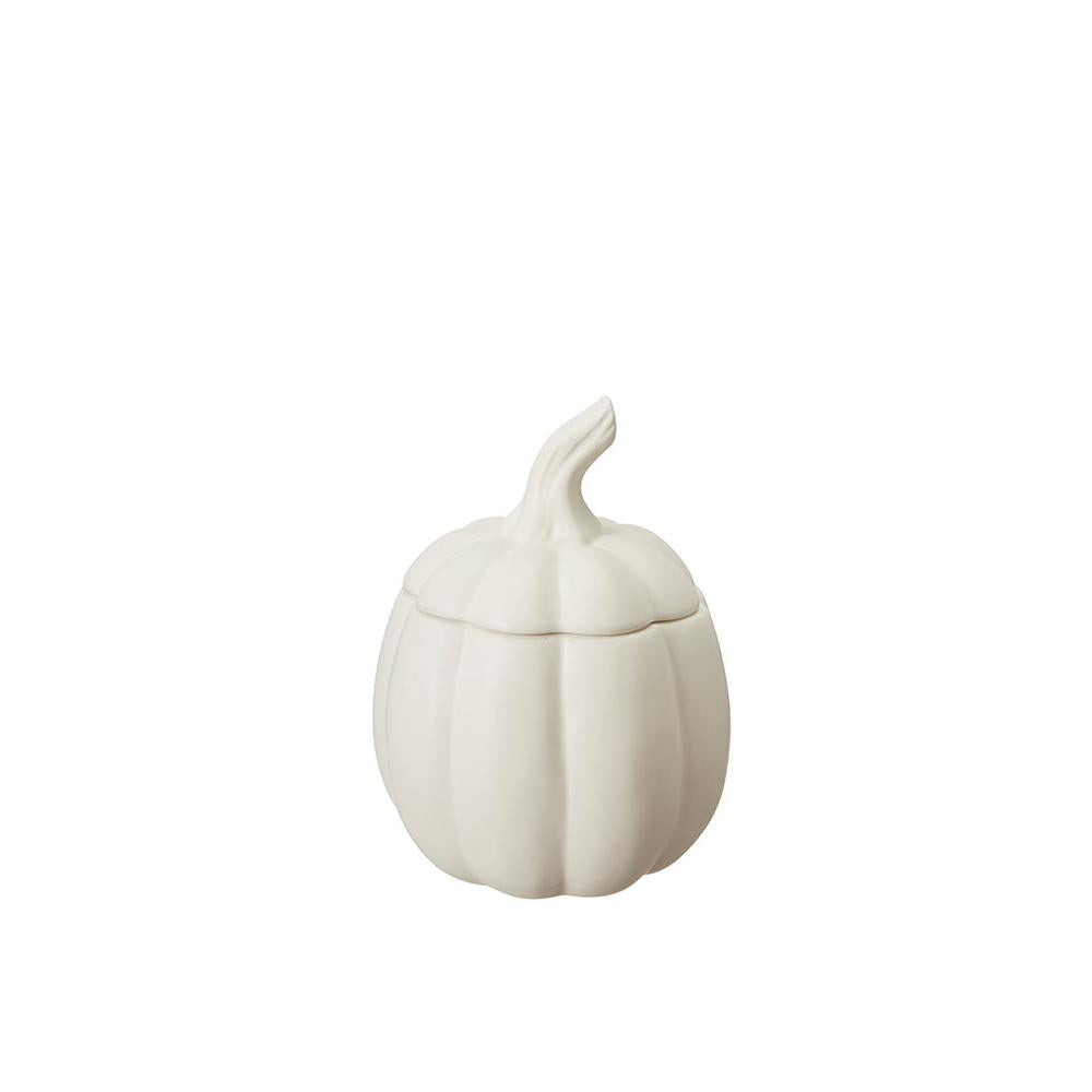 White ceramic pumpkin
